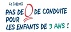 Pas de 0 de conduite pour les enfants de 3 ans
